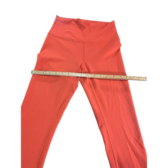 Lululemon High-Waisted Orange Full-Length Leggings Size 6 - Picture 7 of 7